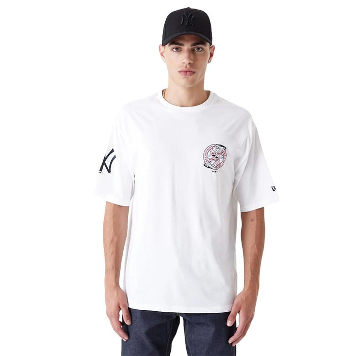 New_Era Remeras MLB Grphc_Os_Tee_Neyyan_Whinvy White