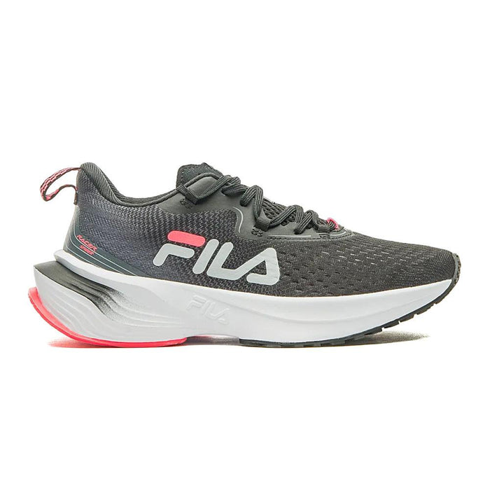 Fila Femenino Running Racer_Spider Negro/Cinza/Rosa