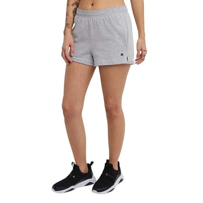 Champion Femenino Practice_Short Oxford_Gray