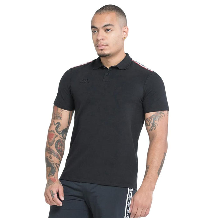 Umbro Polos Masculino Moda Essence Negro