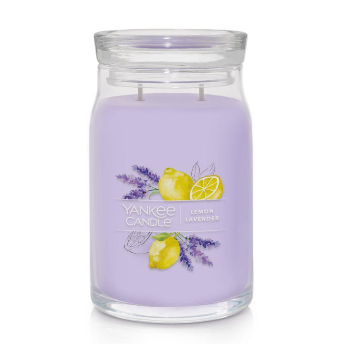 YANKEE CANDLE JAR-YCNC LG2 LEMON LAV