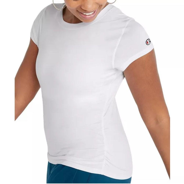 Champion Remeras Femenino Soft Touch Eco Ruched Side Tee White