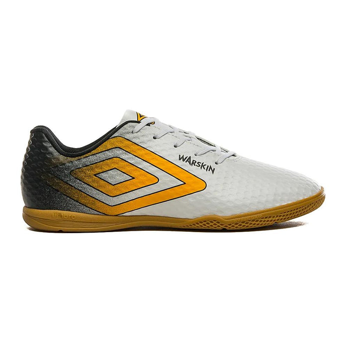 Umbro Futbol Indoor Masculino Warskin Blanco/Amarillo/Negro