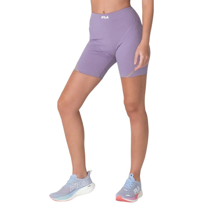 Fila Bermudas Femenino Running Racer_Run Gray_Lilac