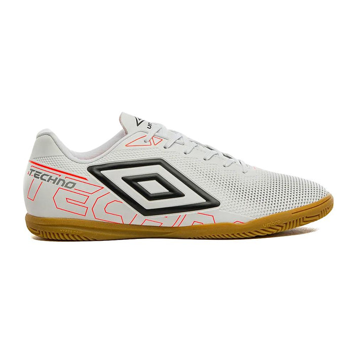 Umbro Futbol Indoor Masculino Techno Blanco/Preto/Naranja