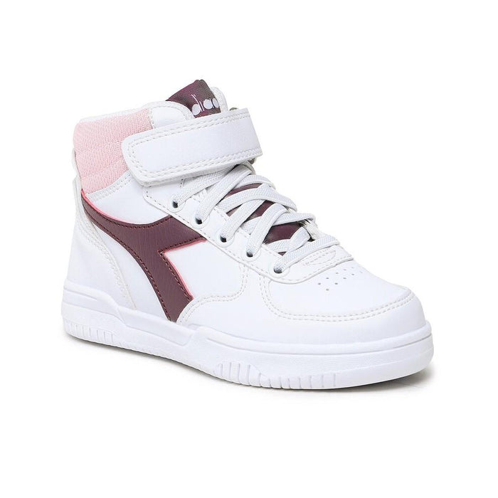 Diadora Kids Raptor_Mid_Ps White/Grape_Wine