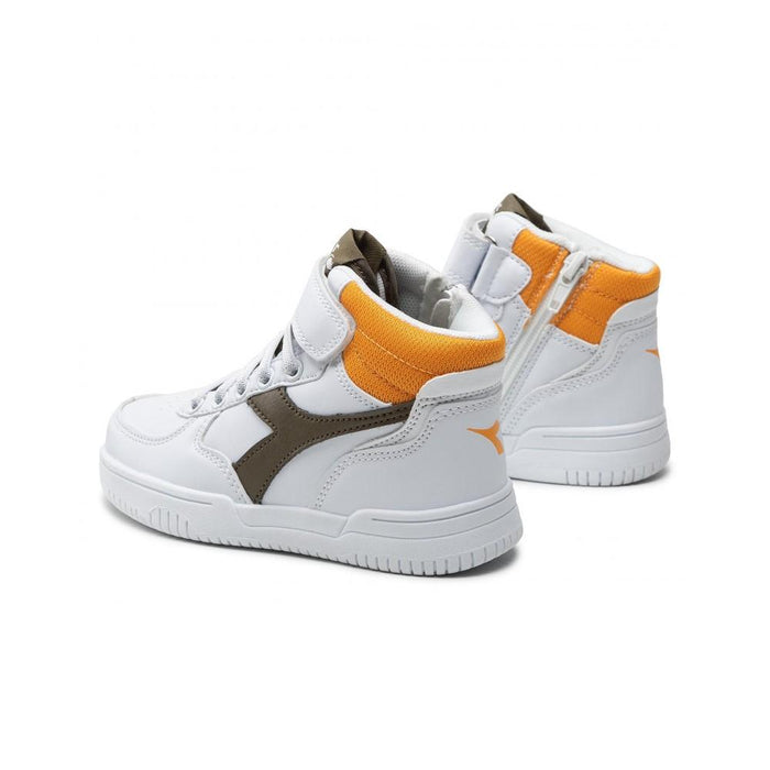 Diadora Kids Raptor_Mid_Ps White/Dark_Olive