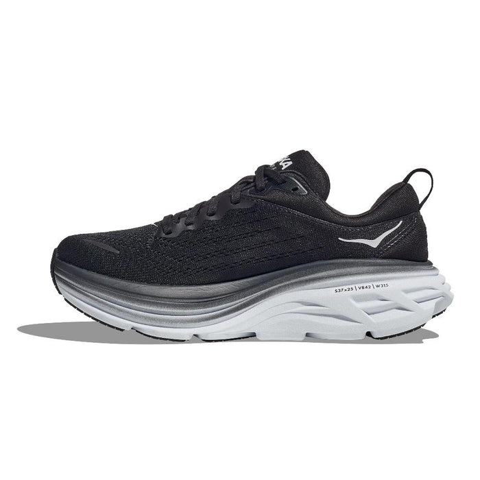 Hoka Running Masculino Bondi_8 Black/White