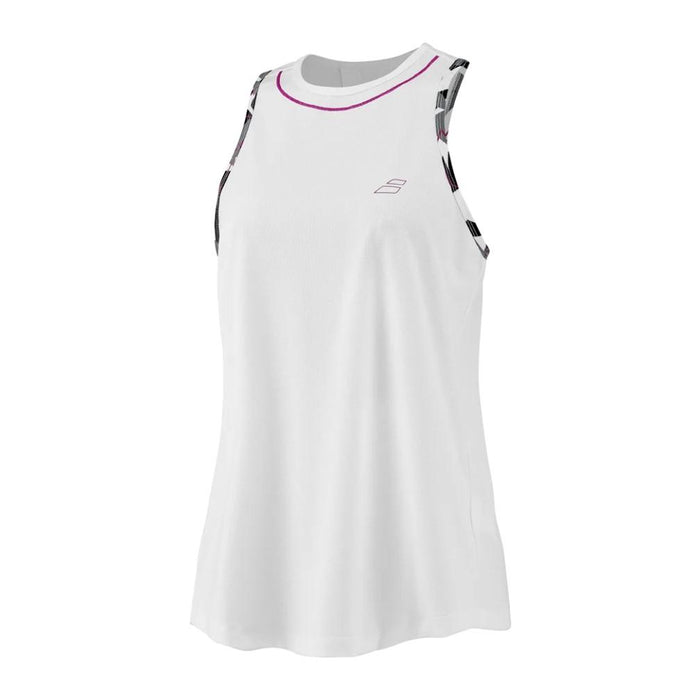 Babolat Tenis Tank Femenino Aero_Tank_Top White/White