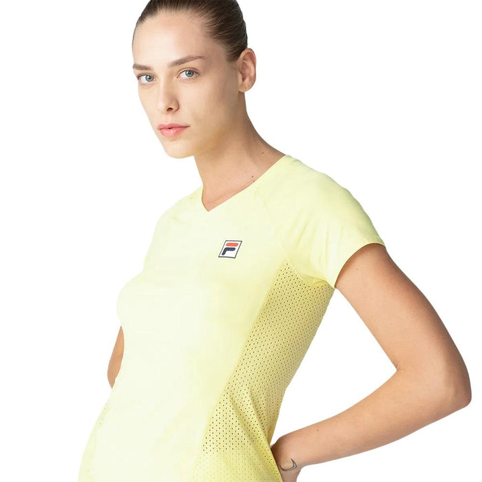 Fila Blusas Femenino Women_Blouse_Sand Lime Yellow