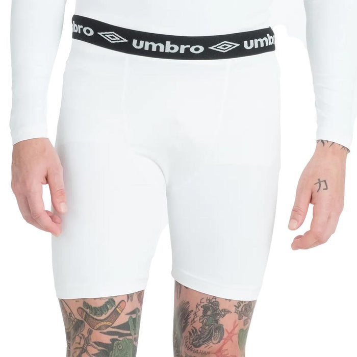 Umbro Bermudas Masculino Futbol Termica_Light Blanco