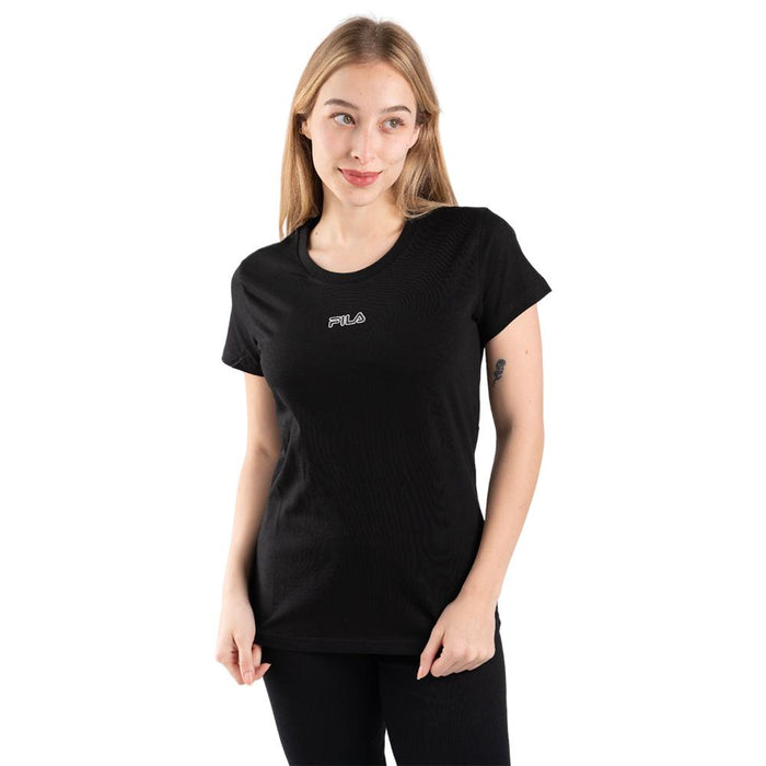 Fila Remeras Femenino Amina_Ss_Crew_Neck_Tee Black