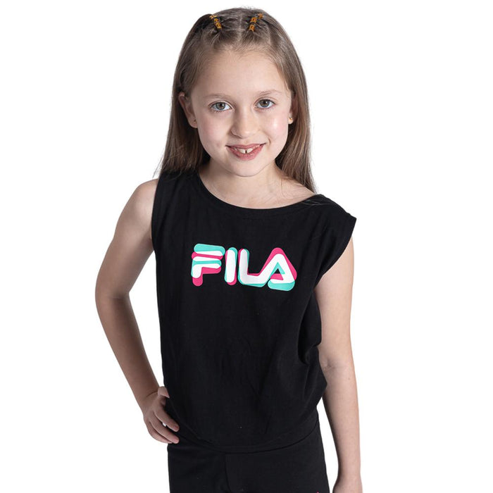 Fila Remeras Niños Aurora_T_Shirts Black