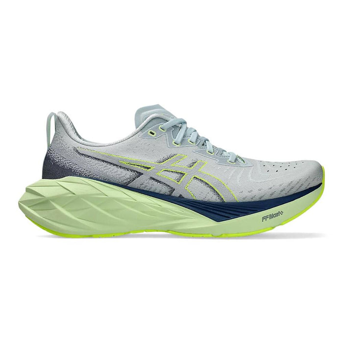 Asics Deportivos Masculino Running Novablast_4 Cool_Grey/Blue_Expanse