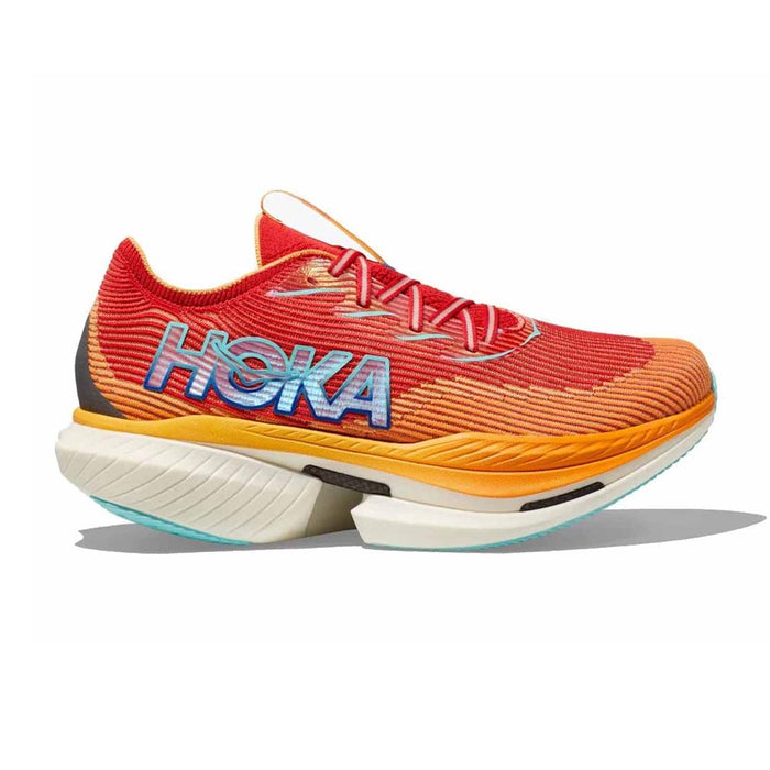 Hoka Deportivos Masculino Running Cielo_X1 Cerise/Solar_Flare