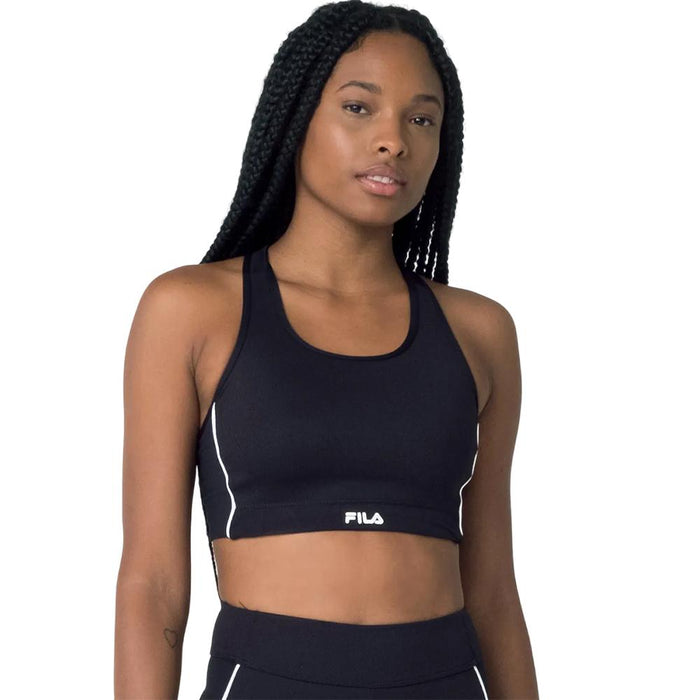 Fila Tops Femenino Training Seven_Stripes_Fit Black/White