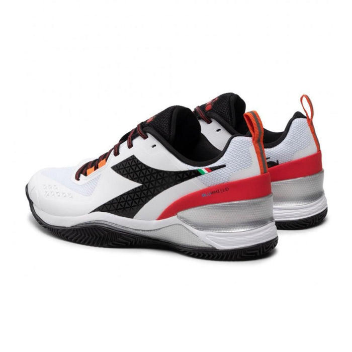 Diadora Tenis Masculino Blushield_Torneo_Clay Black/White/Fiery_Red