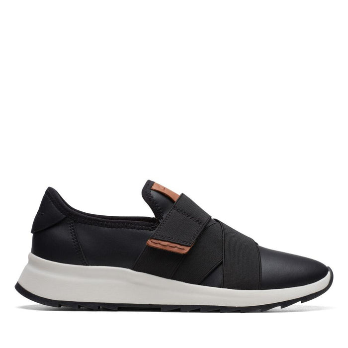 Clarks Casual Masculino DashLite_Strap Black Leather