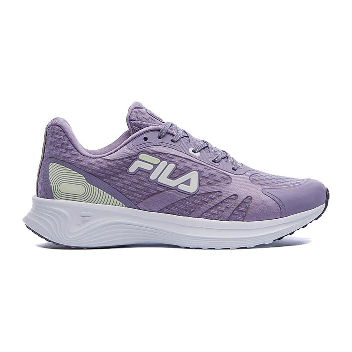 Fila Deportivos Femenino Running Racer_Gripper Roxo/Verde_Lima/Blanco