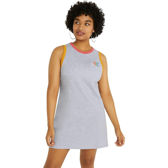 Champion Vestidos Femenino Campus_Tank_Dress Oxford_Grey_Htr/Multi