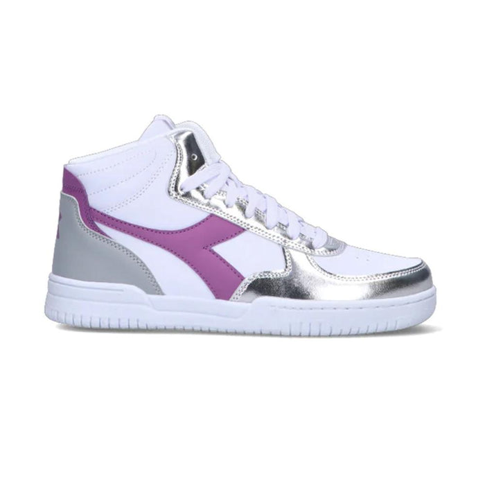 Diadora Femenino Raptor_Mid_Odissea White/Mulberry