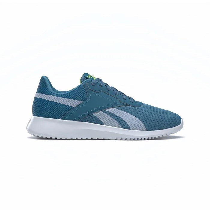 Reebok Masculino Fluxlite Steely_Blue_S23-R/Ftwr_White/Solar_Acid_Yellow