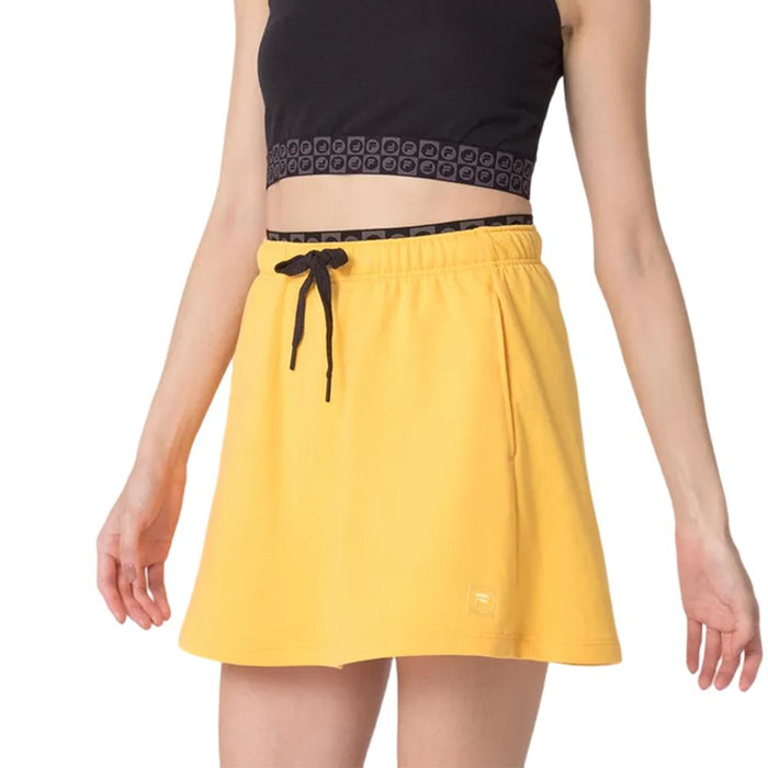 Fila Polleras Femenino Moda Skirt_Elastic Banana/Black