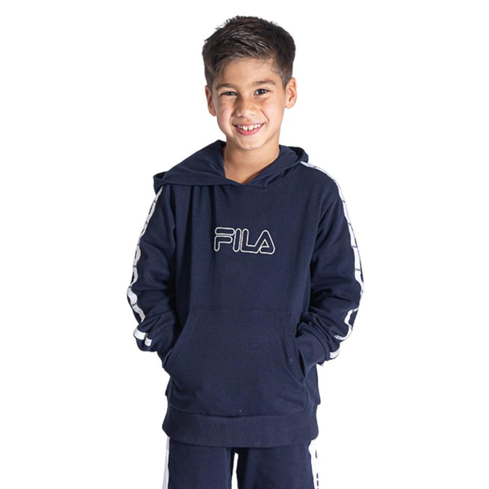 Fila Canguros Ninhos Agustin_Tape_Oh_Hoody Fila_Navy