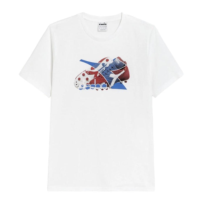 Diadora T-Shirt Masculino T-Shirt_SS_Archive Optical_White