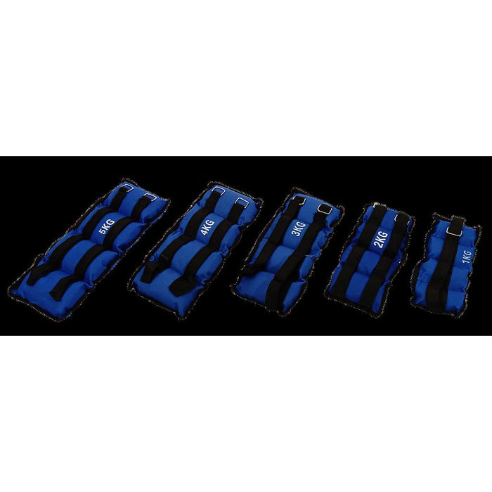 Tobilleras PL3 S 5Kg   Tobillera_Con_Peso_5Kg 2020 Unisex Unico Azul_Negro