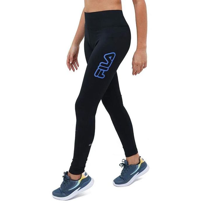 Fila Calzas Femenino Training D24700W-1 Black/Electric_Blue