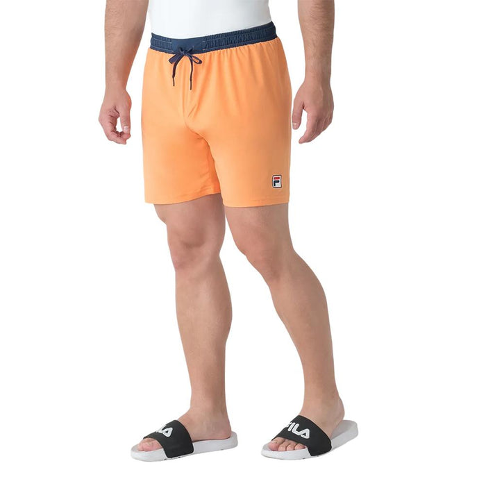 Fila Shorts Masculino Sand_Beach_6" Tangerine/Navy