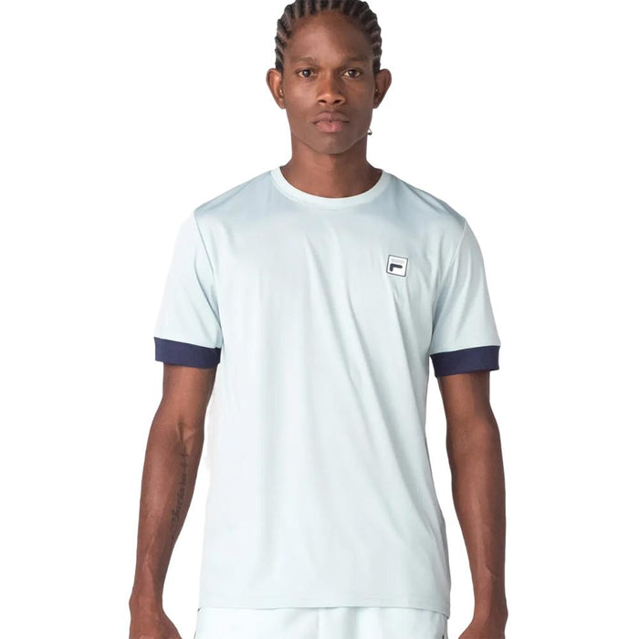 Fila Remeras Masculino Tennis Player_F_Box_II Cyan_Green/Navy