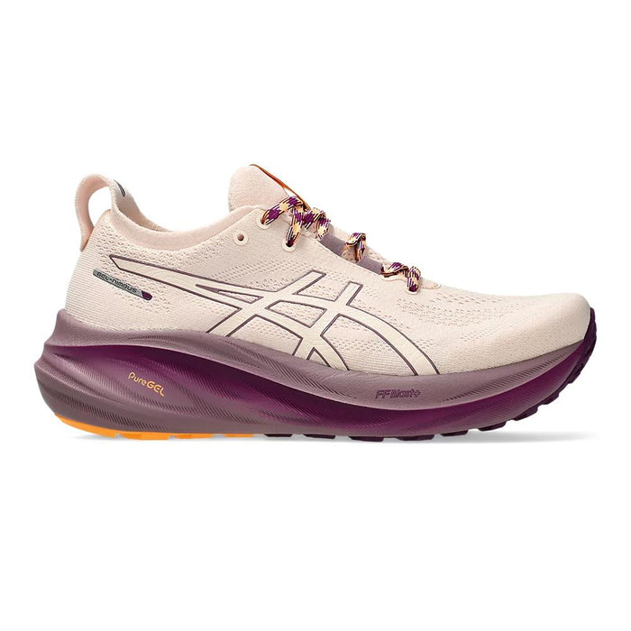 Asics Deportivos Femenino Running Gel_Nimbus_26_Tr Nature_Bathing/Pearl_Pink