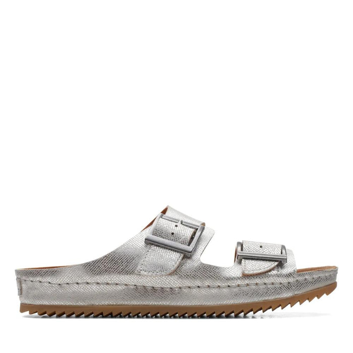 Clarks Sandalias Femenino Brookleigh_Sun Silver Leather