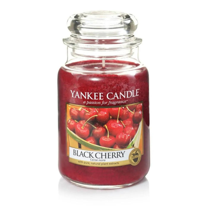 YANKEE CANDLE JAR-HW LG BLACK CHERRY