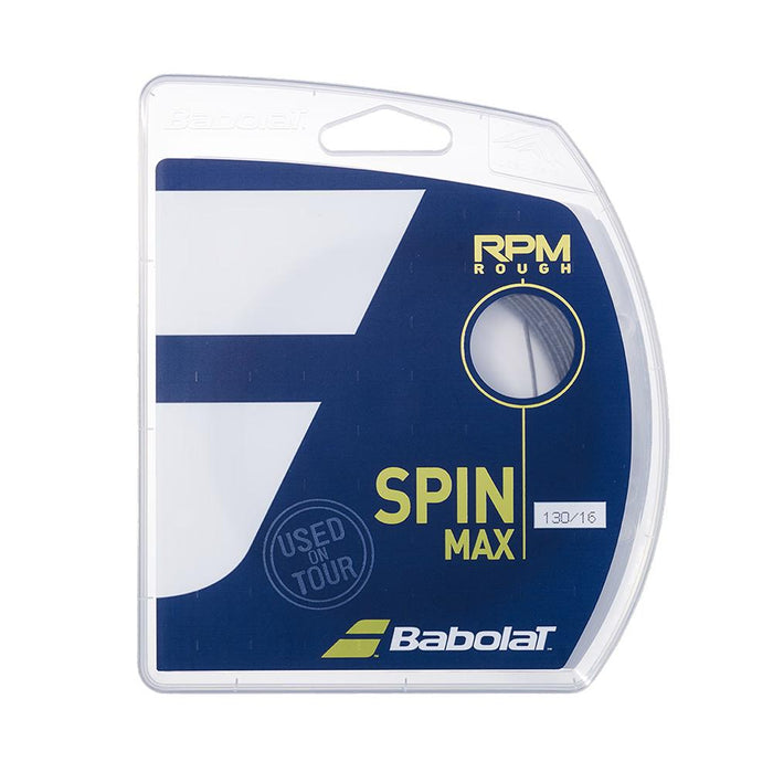 241140-115 Babolat Tenis Cuerdas Rpm_Rough_12M Gris_Oscuro