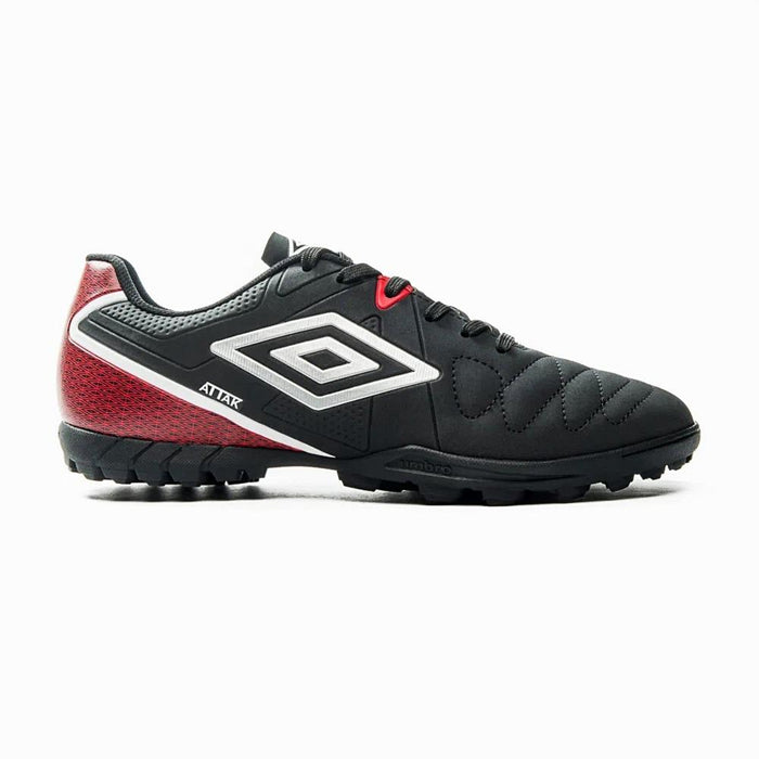 Umbro Futbol_Society Masculino Attak_Eternal Negro/Plata/Rojo