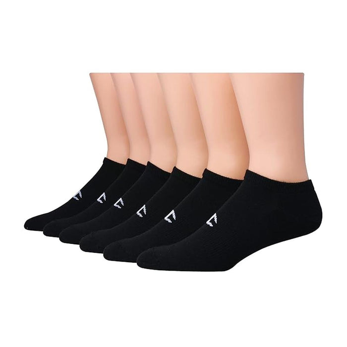 038257132281 CH683 Champion Medias Femenino No_Show 6_Pairs Black