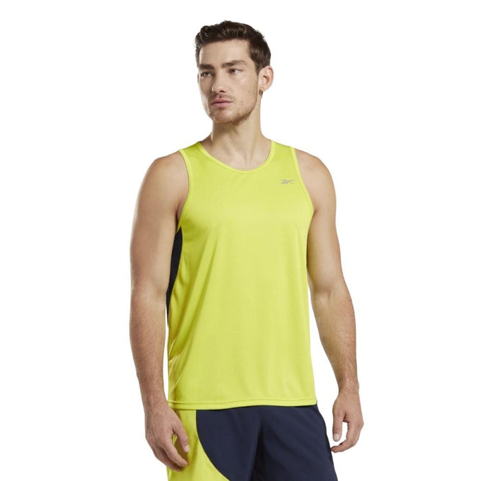 Reebok Running Camisillas Masculino Speedwick_Singlet Acid_Yellow