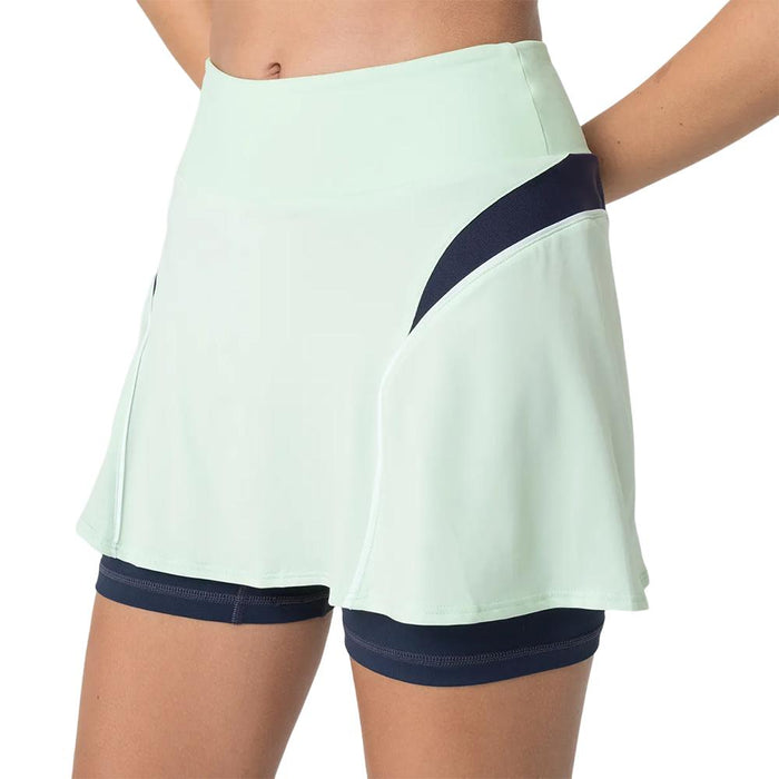 Fila Polleras Femenino Tennis Skort_Gs_Alley Light_PastelGreen/Navy