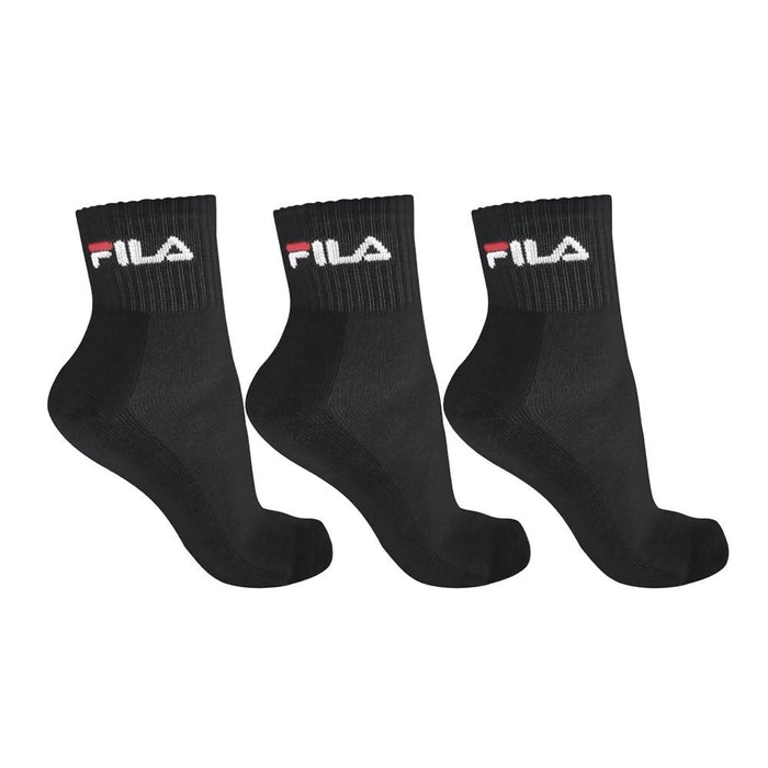 Fila Lifestyle Medias Unisex Tripack_Canhoo_Medio Negro