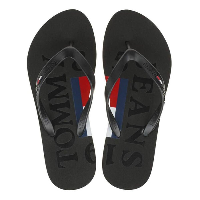 Tommy Hilfiger Zapatillas Femenino Rubber_Thong_Beach_Sandal Black