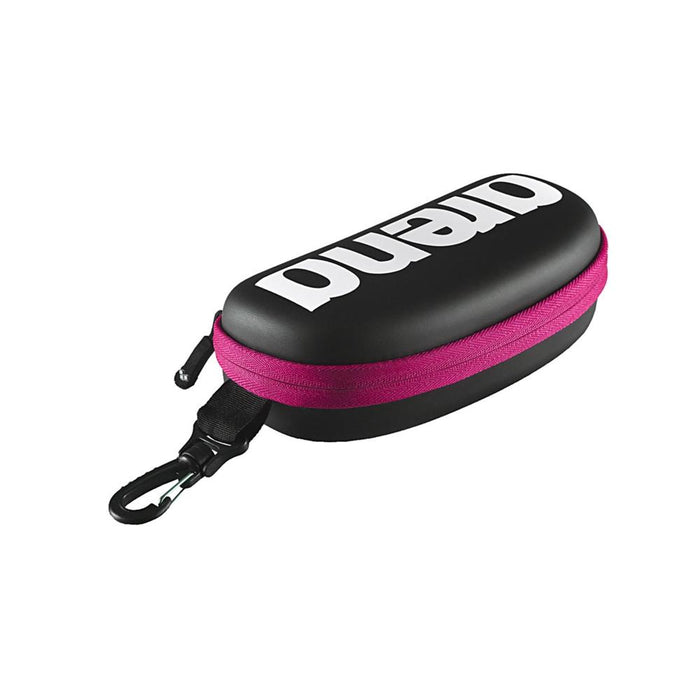 Arena Estuche_lentes_Natacion Unisex Goggle_Case Black_White_Fuchsia