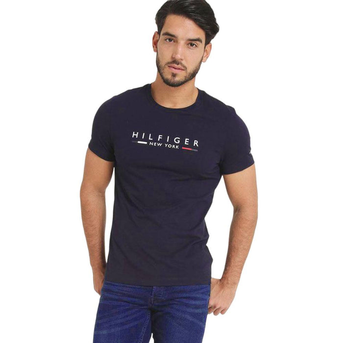 Tommy Hilfiger Remera Masculino IM HILFIGER NEW YORK TEE DESERT SKY