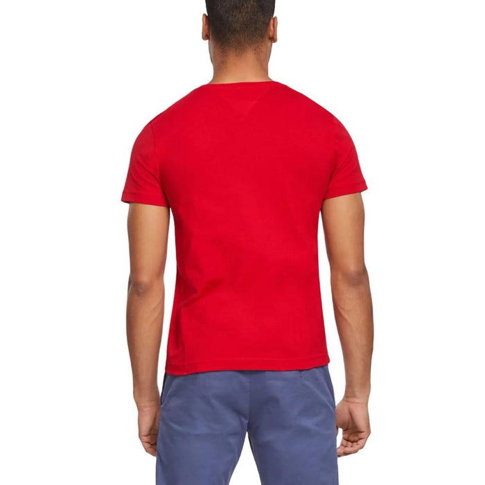 Tommy Hilfiger T-Shirt Masculino Wcc_Essential_Cotton_Tee Primary Red