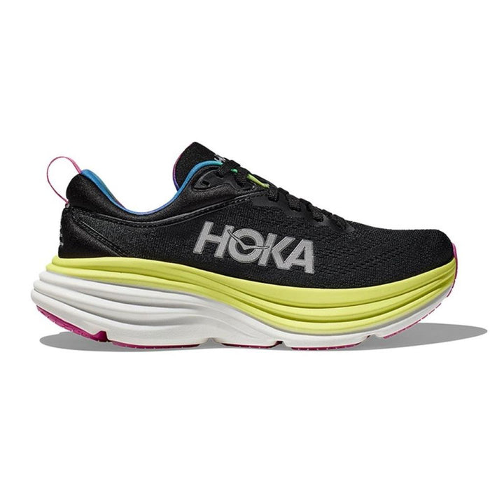 Hoka Running Femenino Bondi_8 Black/Citrus_Glow