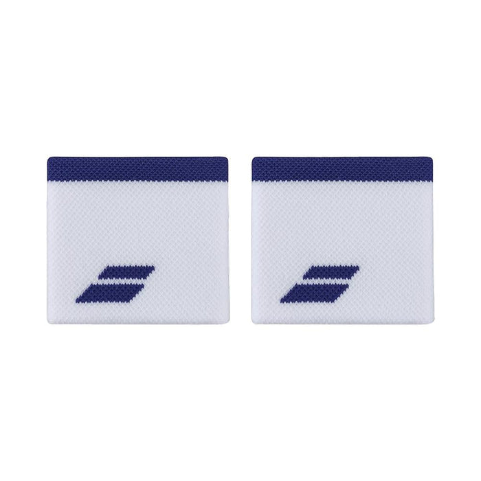 Babolat Tenis Munhequeras Logo_Wristband White/Sodalite_Blue