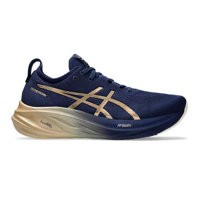 Asics Deportivos Masculino Running Gel_Nimbus_26_Platinum Blue_Expanse/Champagne