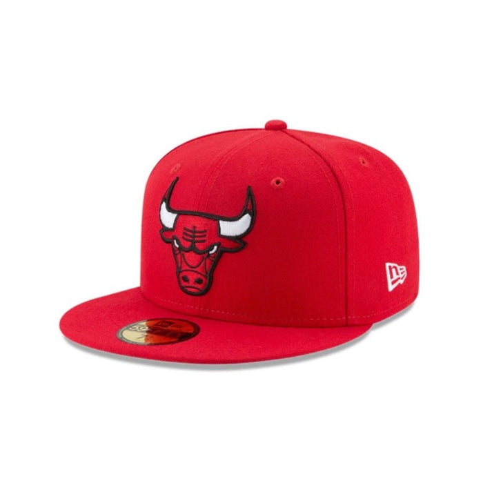 70343295 New_Era Gorros NBA 59Fifty Chicago_Bulls Red